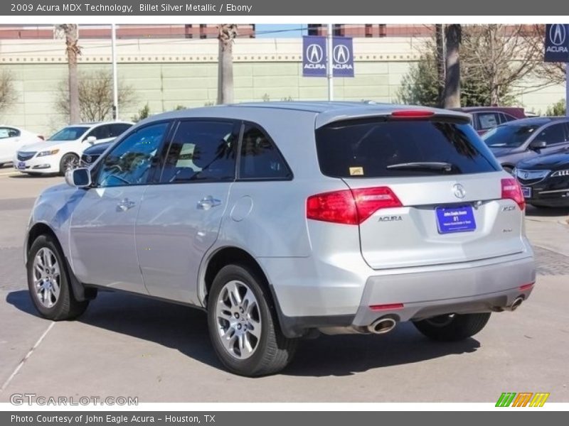 Billet Silver Metallic / Ebony 2009 Acura MDX Technology