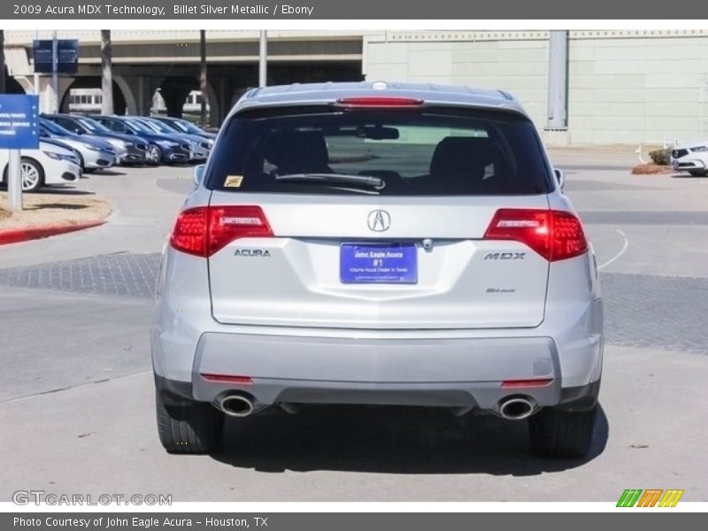 Billet Silver Metallic / Ebony 2009 Acura MDX Technology