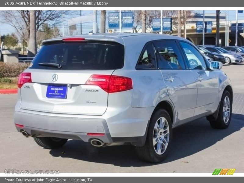 Billet Silver Metallic / Ebony 2009 Acura MDX Technology