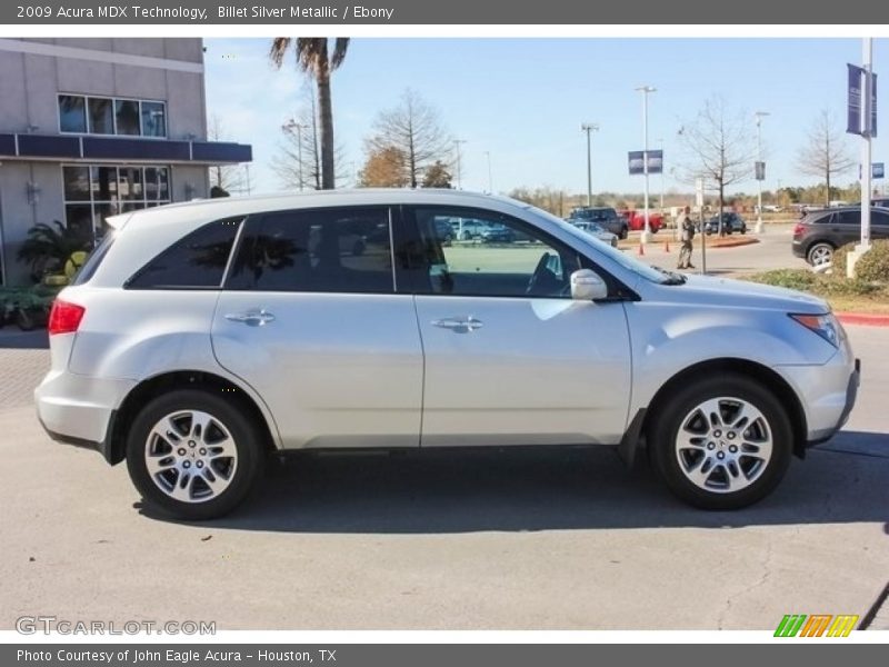 Billet Silver Metallic / Ebony 2009 Acura MDX Technology