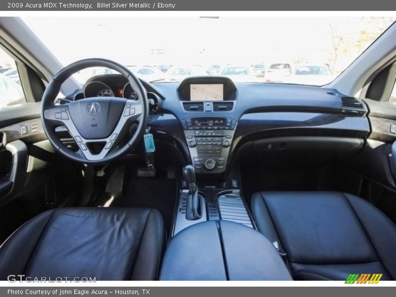 Billet Silver Metallic / Ebony 2009 Acura MDX Technology