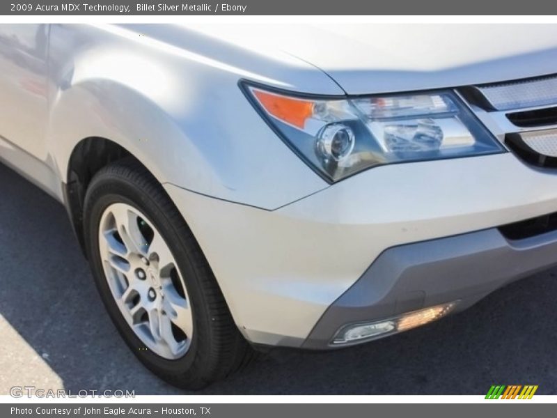 Billet Silver Metallic / Ebony 2009 Acura MDX Technology