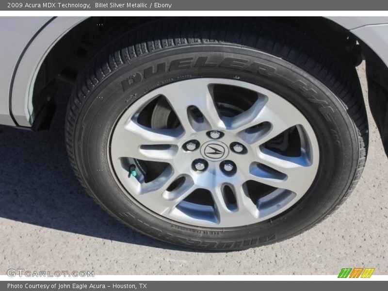 Billet Silver Metallic / Ebony 2009 Acura MDX Technology