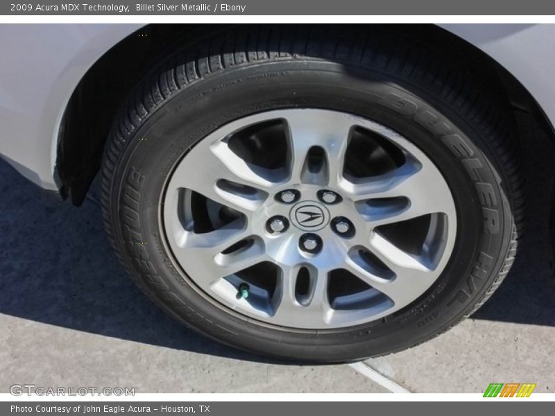Billet Silver Metallic / Ebony 2009 Acura MDX Technology