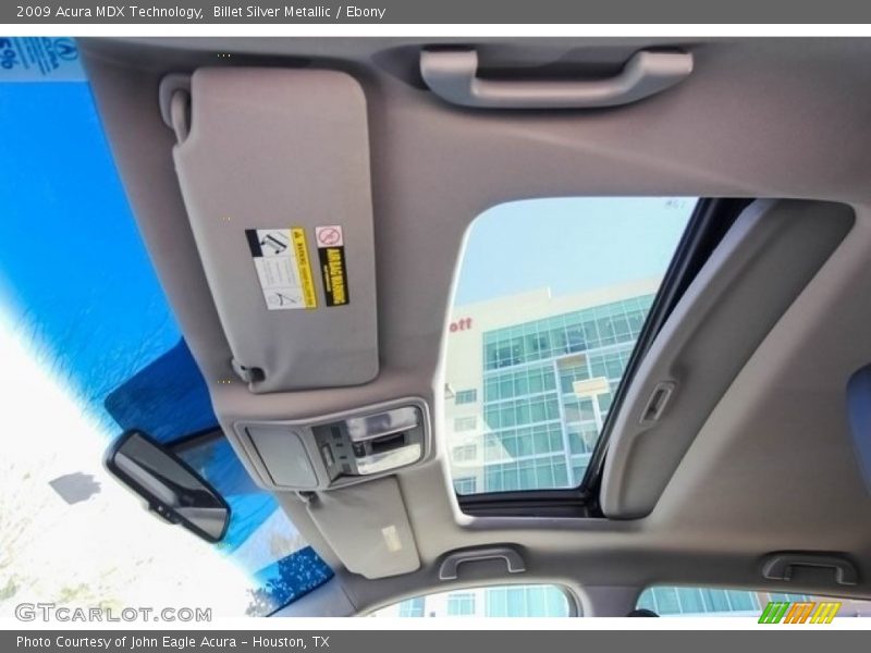 Billet Silver Metallic / Ebony 2009 Acura MDX Technology