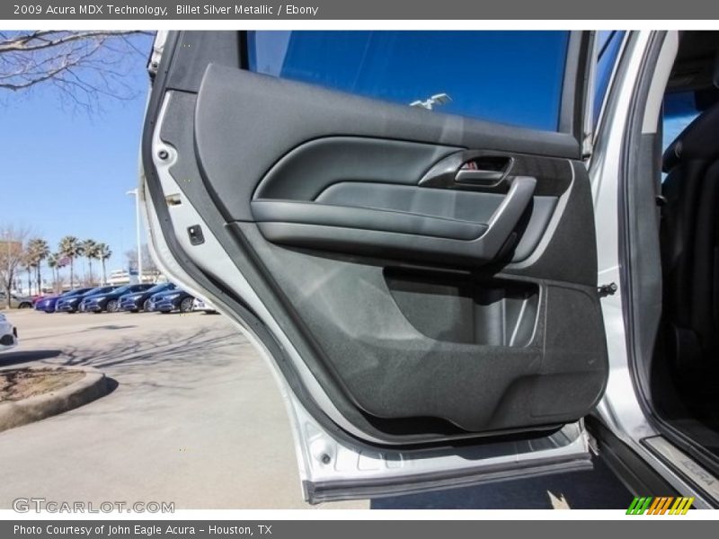 Billet Silver Metallic / Ebony 2009 Acura MDX Technology