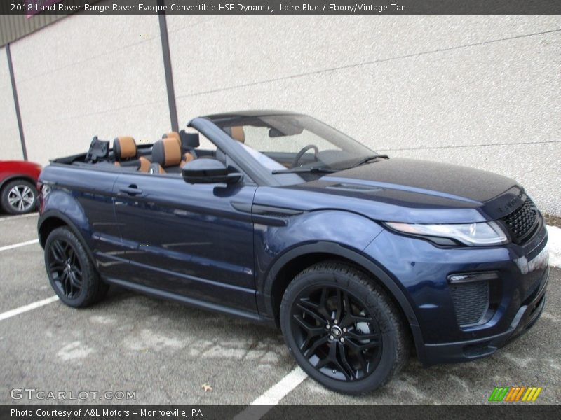 Front 3/4 View of 2018 Range Rover Evoque Convertible HSE Dynamic