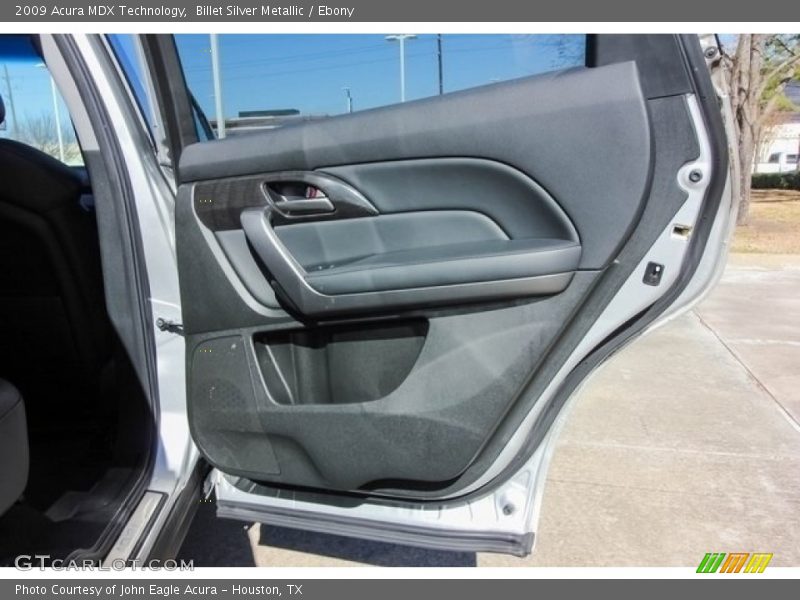 Billet Silver Metallic / Ebony 2009 Acura MDX Technology