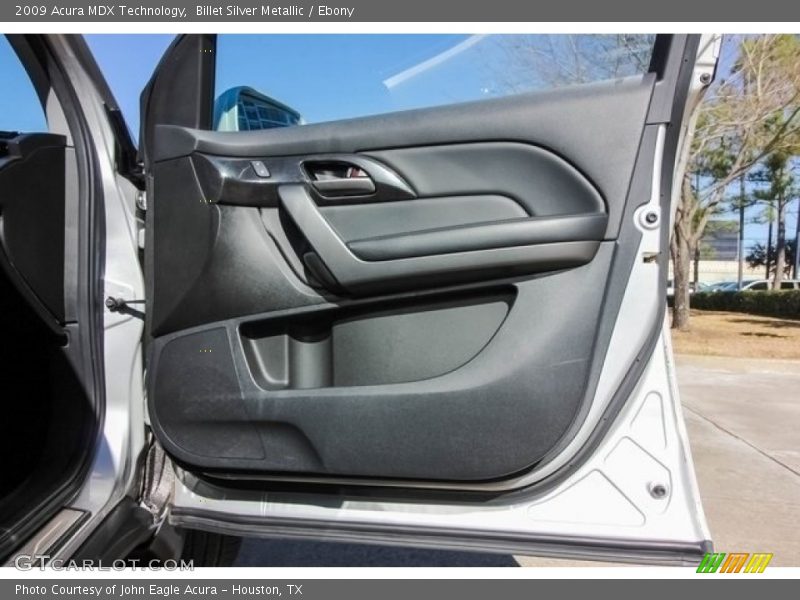 Billet Silver Metallic / Ebony 2009 Acura MDX Technology