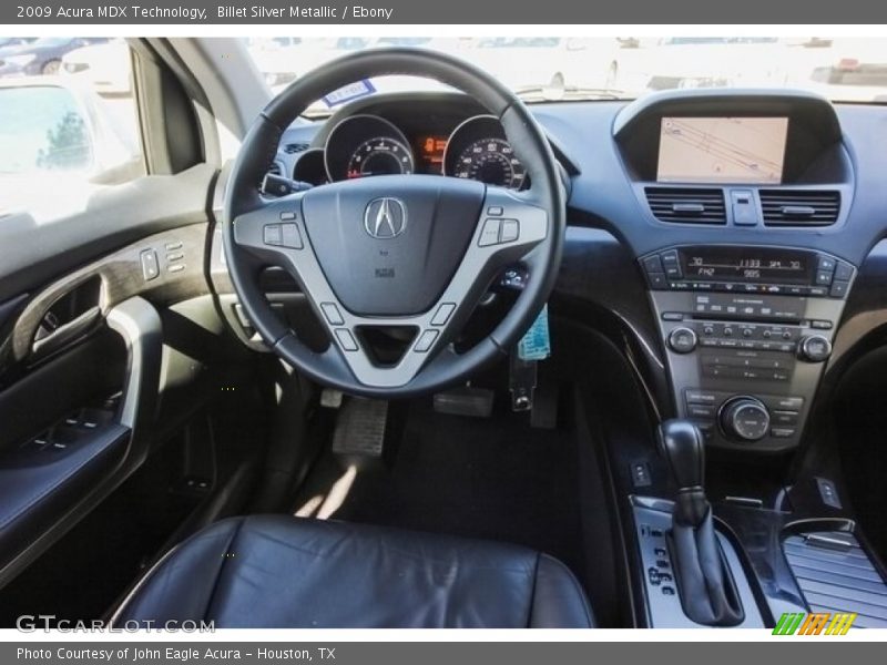 Billet Silver Metallic / Ebony 2009 Acura MDX Technology