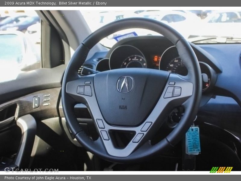 Billet Silver Metallic / Ebony 2009 Acura MDX Technology