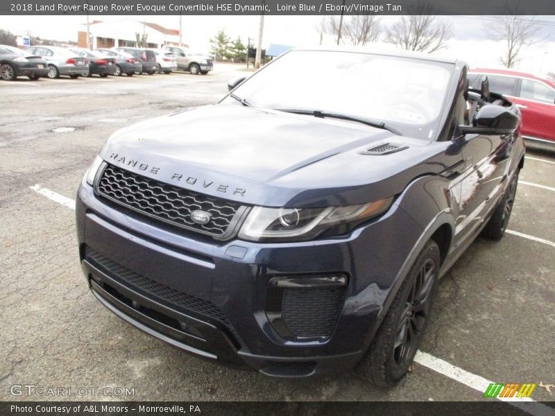 Loire Blue / Ebony/Vintage Tan 2018 Land Rover Range Rover Evoque Convertible HSE Dynamic