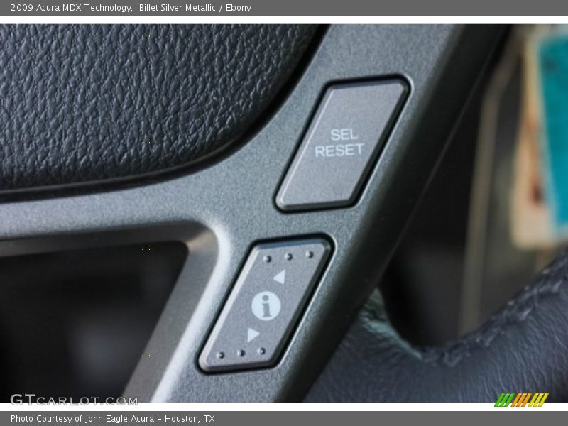 Billet Silver Metallic / Ebony 2009 Acura MDX Technology