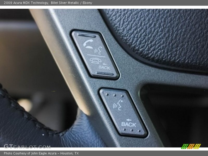 Billet Silver Metallic / Ebony 2009 Acura MDX Technology