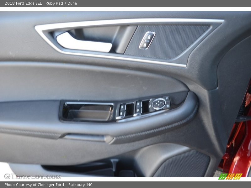 Ruby Red / Dune 2018 Ford Edge SEL
