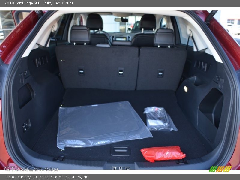Ruby Red / Dune 2018 Ford Edge SEL