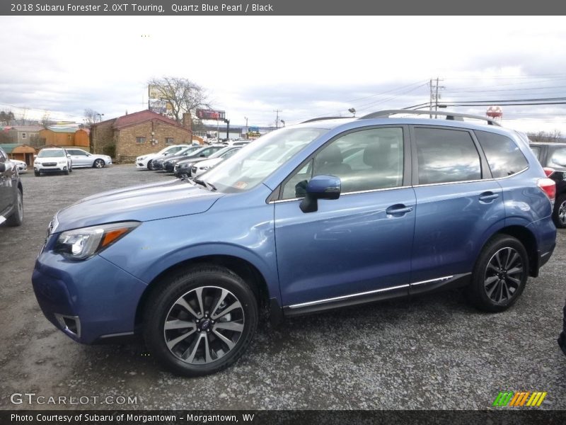 Quartz Blue Pearl / Black 2018 Subaru Forester 2.0XT Touring