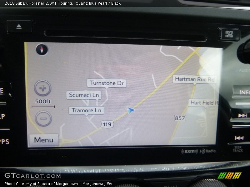 Quartz Blue Pearl / Black 2018 Subaru Forester 2.0XT Touring