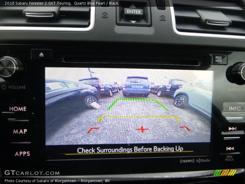 Quartz Blue Pearl / Black 2018 Subaru Forester 2.0XT Touring