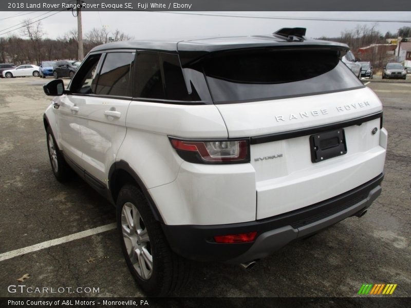 Fuji White / Ebony 2018 Land Rover Range Rover Evoque SE