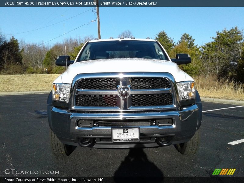 Bright White / Black/Diesel Gray 2018 Ram 4500 Tradesman Crew Cab 4x4 Chassis