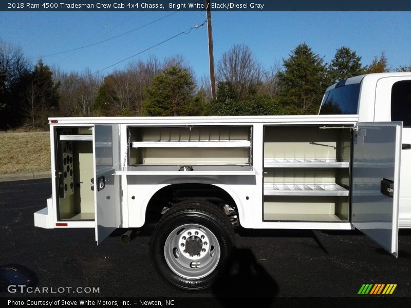 Bright White / Black/Diesel Gray 2018 Ram 4500 Tradesman Crew Cab 4x4 Chassis