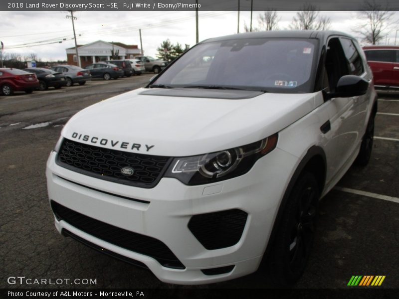 Fuji White / Ebony/Pimento 2018 Land Rover Discovery Sport HSE