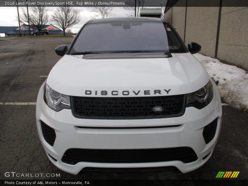 Fuji White / Ebony/Pimento 2018 Land Rover Discovery Sport HSE
