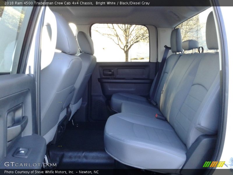 Bright White / Black/Diesel Gray 2018 Ram 4500 Tradesman Crew Cab 4x4 Chassis