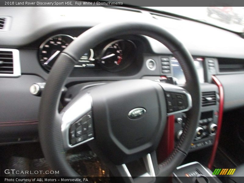 Fuji White / Ebony/Pimento 2018 Land Rover Discovery Sport HSE