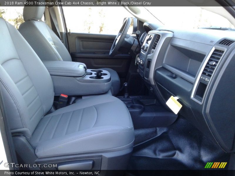 Bright White / Black/Diesel Gray 2018 Ram 4500 Tradesman Crew Cab 4x4 Chassis