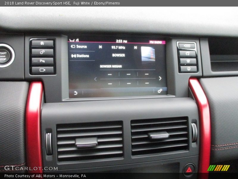 Fuji White / Ebony/Pimento 2018 Land Rover Discovery Sport HSE