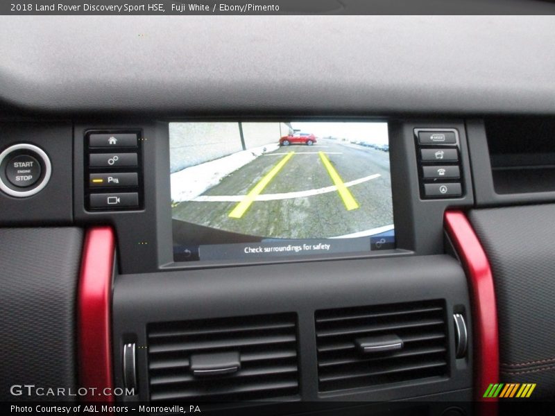 Fuji White / Ebony/Pimento 2018 Land Rover Discovery Sport HSE