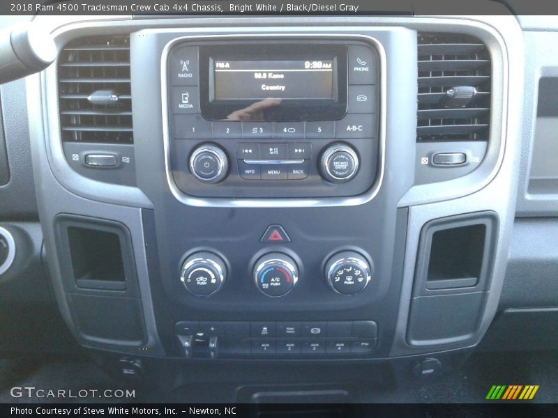 Bright White / Black/Diesel Gray 2018 Ram 4500 Tradesman Crew Cab 4x4 Chassis