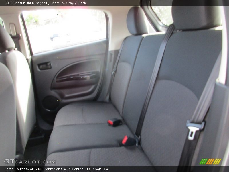 Mercury Gray / Black 2017 Mitsubishi Mirage SE