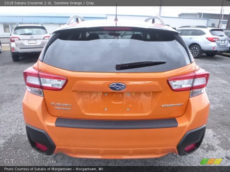 Sunshine Orange / Gray 2018 Subaru Crosstrek 2.0i