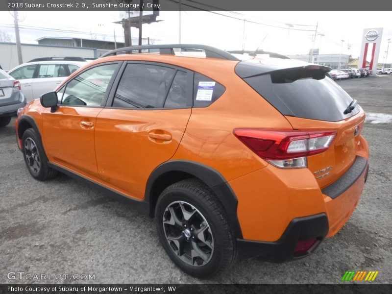 Sunshine Orange / Gray 2018 Subaru Crosstrek 2.0i