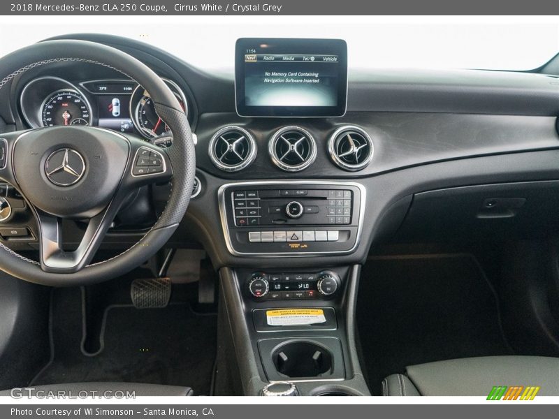 Cirrus White / Crystal Grey 2018 Mercedes-Benz CLA 250 Coupe