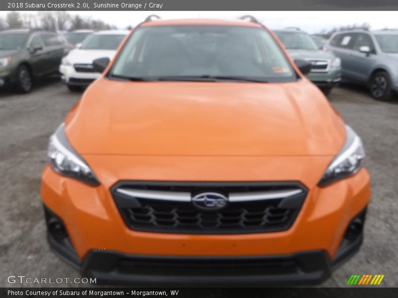 Sunshine Orange / Gray 2018 Subaru Crosstrek 2.0i