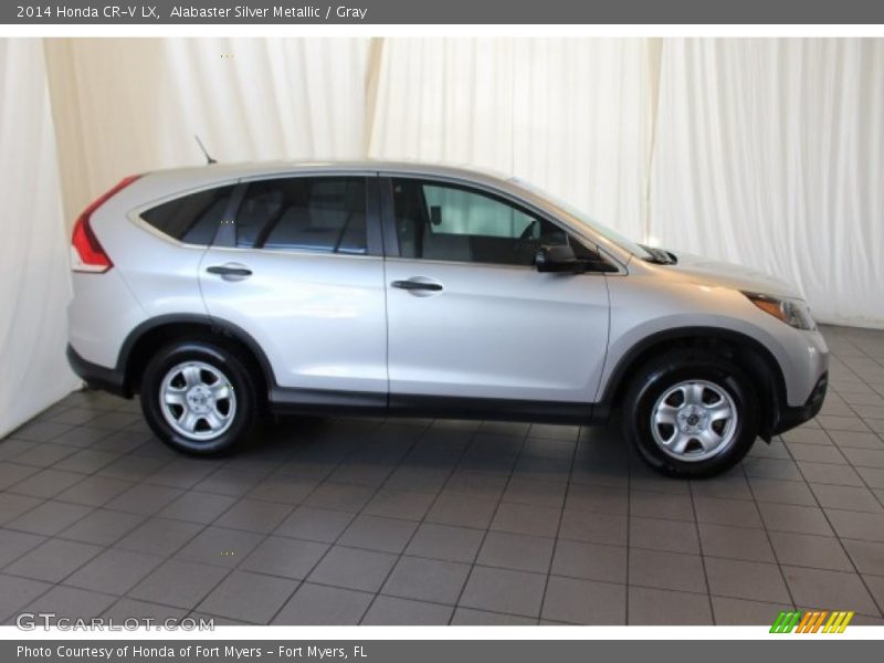 Alabaster Silver Metallic / Gray 2014 Honda CR-V LX
