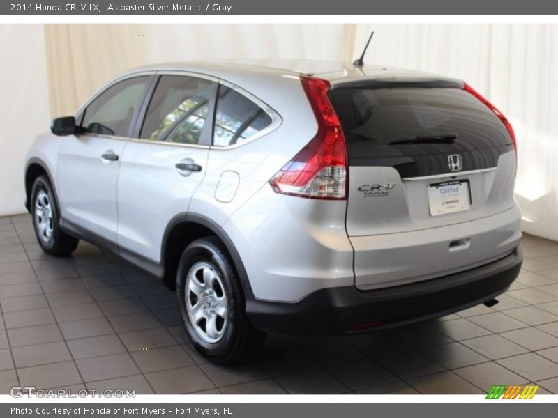 Alabaster Silver Metallic / Gray 2014 Honda CR-V LX