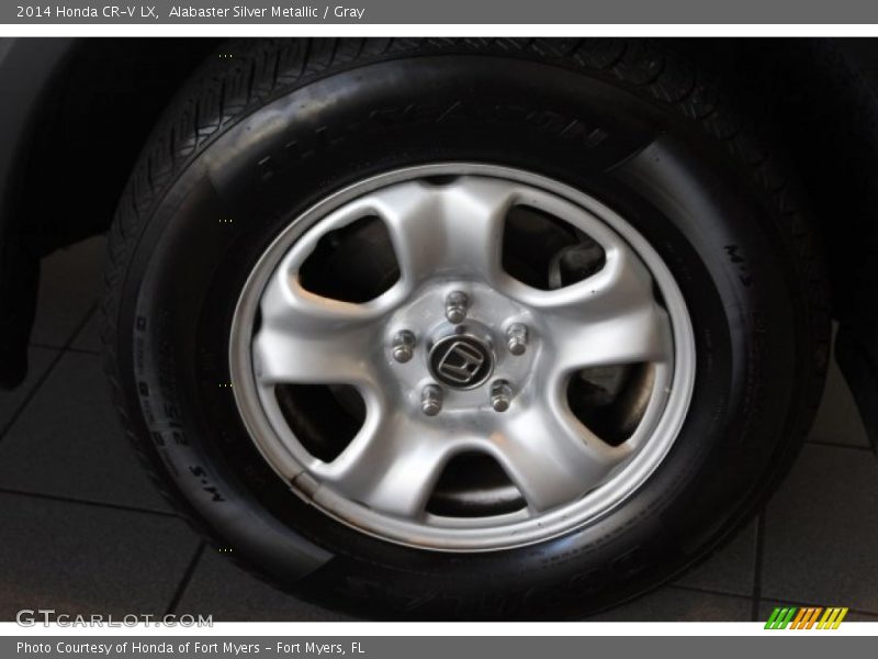 Alabaster Silver Metallic / Gray 2014 Honda CR-V LX