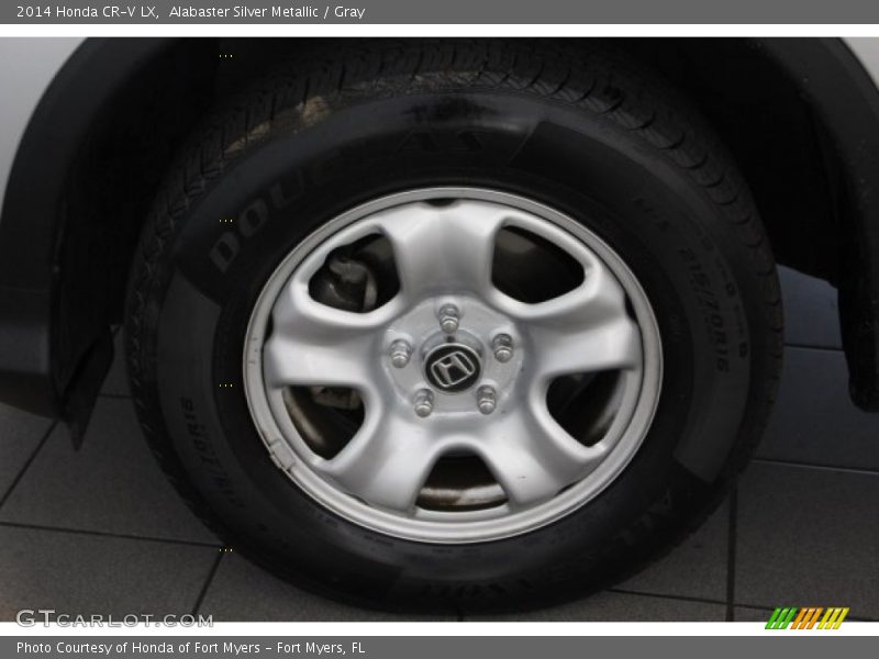 Alabaster Silver Metallic / Gray 2014 Honda CR-V LX