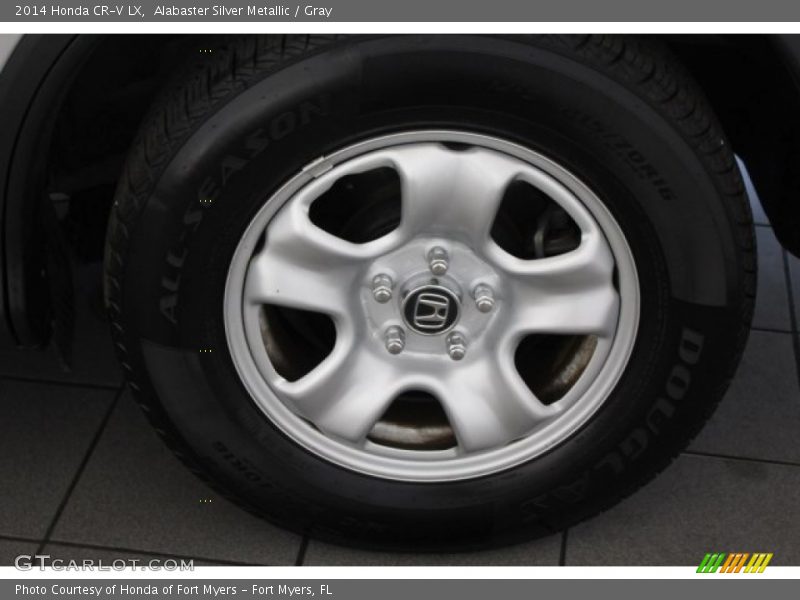 Alabaster Silver Metallic / Gray 2014 Honda CR-V LX