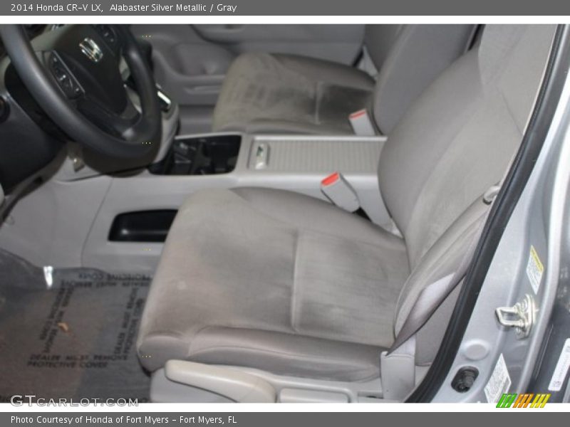 Alabaster Silver Metallic / Gray 2014 Honda CR-V LX