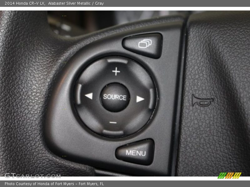 Alabaster Silver Metallic / Gray 2014 Honda CR-V LX