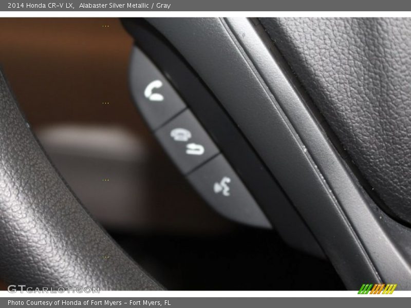 Alabaster Silver Metallic / Gray 2014 Honda CR-V LX