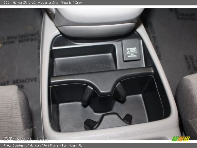 Alabaster Silver Metallic / Gray 2014 Honda CR-V LX