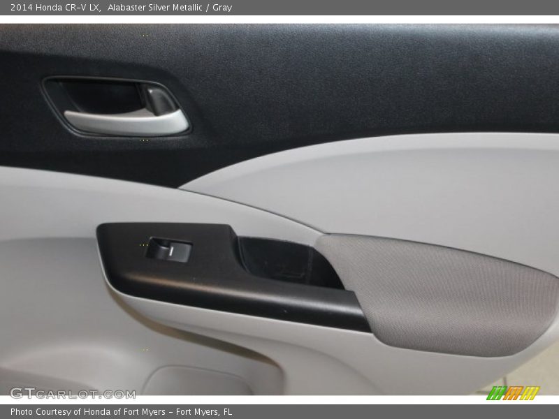 Alabaster Silver Metallic / Gray 2014 Honda CR-V LX