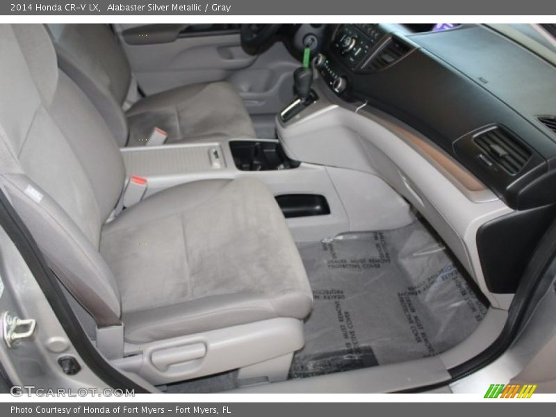 Alabaster Silver Metallic / Gray 2014 Honda CR-V LX